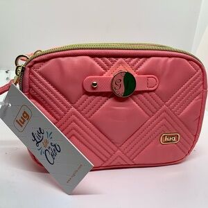 lug 🩷 Coupe2SE NWT💚 Wicked Vibrant Pink w/ Glenda/Elphaba (pink & green) charm